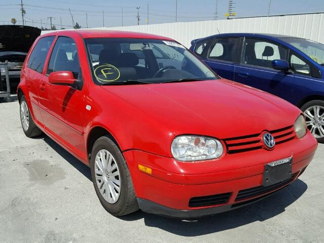 9BWBL61JX44008458 - 2004 VOLKSWAGEN GOLF RED photo 1