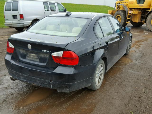 WBAVB17536NK37789 - 2006 BMW 325 I AUTO BLACK photo 4