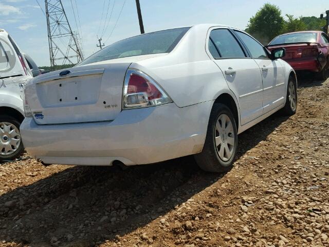 3FAFP07136R211390 - 2006 FORD FUSION SE WHITE photo 4