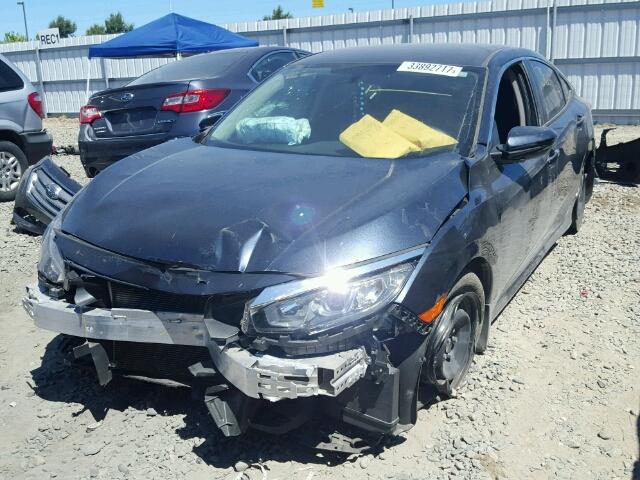 19XFC2F58GE240298 - 2016 HONDA CIVIC LX GRAY photo 2