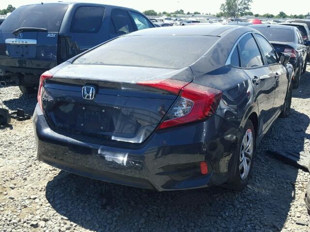 19XFC2F58GE240298 - 2016 HONDA CIVIC LX GRAY photo 4