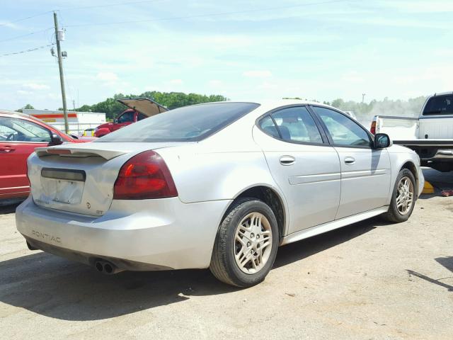 2G2WP542241326234 - 2004 PONTIAC GRAND PRIX SILVER photo 4