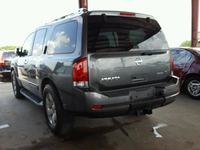 5N1BA0ND8DN604496 - 2013 NISSAN ARMADA SV GRAY photo 3