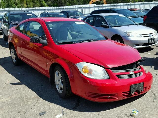 1G1AK18F987279490 - 2008 CHEVROLET COBALT LS RED photo 1