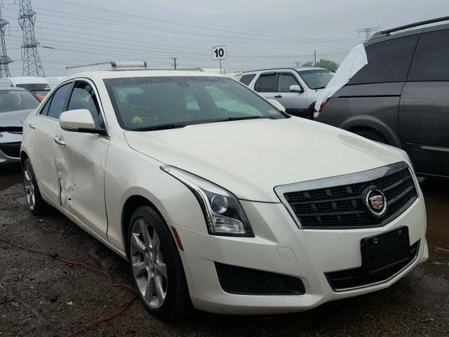 1G6AH5R32D0122228 - 2013 CADILLAC ATS LUXURY WHITE photo 1