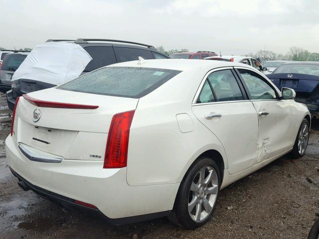 1G6AH5R32D0122228 - 2013 CADILLAC ATS LUXURY WHITE photo 4