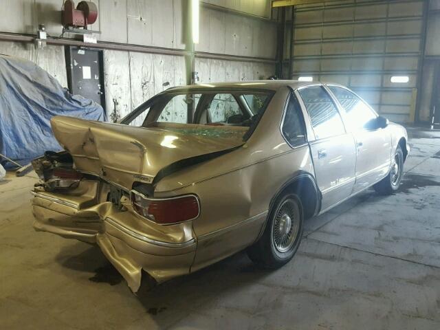 1G1BL52W5TR181572 - 1996 CHEVROLET CAPRICE CL GOLD photo 4