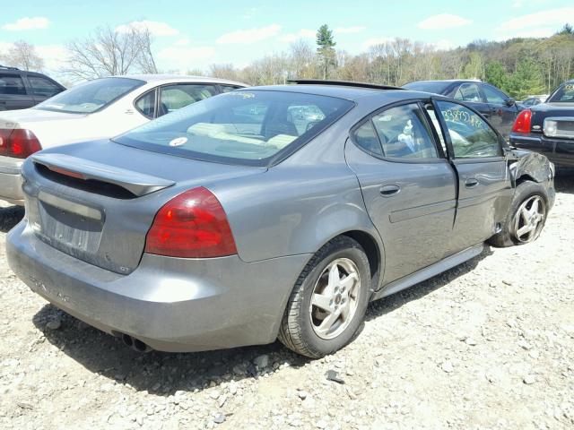 2G2WS542441213447 - 2004 PONTIAC GRAND PRIX GRAY photo 4