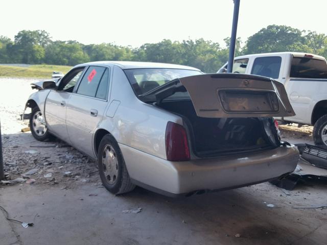 1G6KE57Y32U181788 - 2002 CADILLAC DEVILLE DH GRAY photo 3