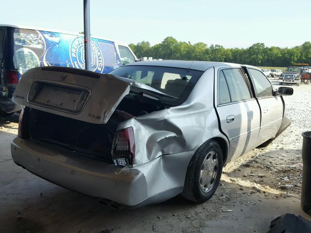 1G6KE57Y32U181788 - 2002 CADILLAC DEVILLE DH GRAY photo 4