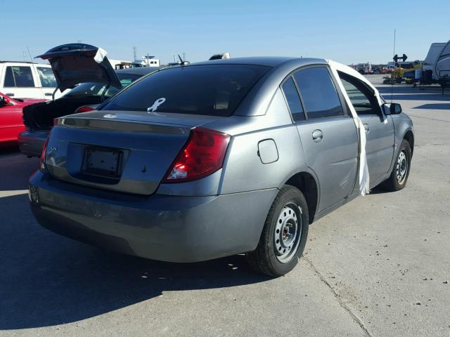 1G8AJ55F97Z118138 - 2007 SATURN ION LEVEL GRAY photo 4