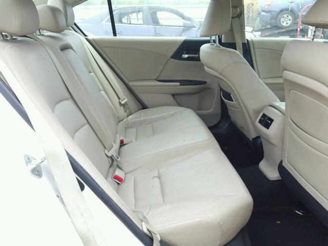 1HGCR2F82DA127720 - 2013 HONDA ACCORD EXL WHITE photo 6