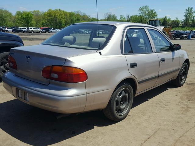 1Y1SK5485XZ405921 - 1999 CHEVROLET GEO PRIZM GOLD photo 4