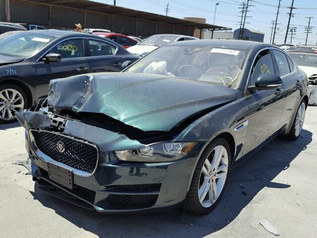 SAJAE4BV4HA956658 - 2017 JAGUAR XE PRESTIG GREEN photo 2