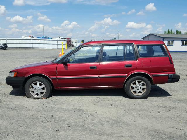 JT2AE94V9K0055767 - 1989 TOYOTA COROLLA DL RED photo 9