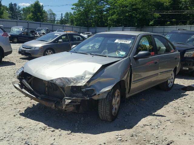 3N1CB51DX4L483451 - 2004 NISSAN SENTRA 1.8 GRAY photo 2