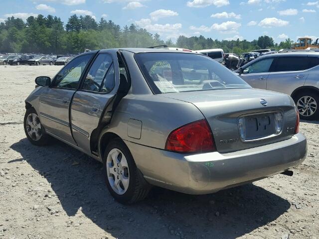 3N1CB51DX4L483451 - 2004 NISSAN SENTRA 1.8 GRAY photo 3