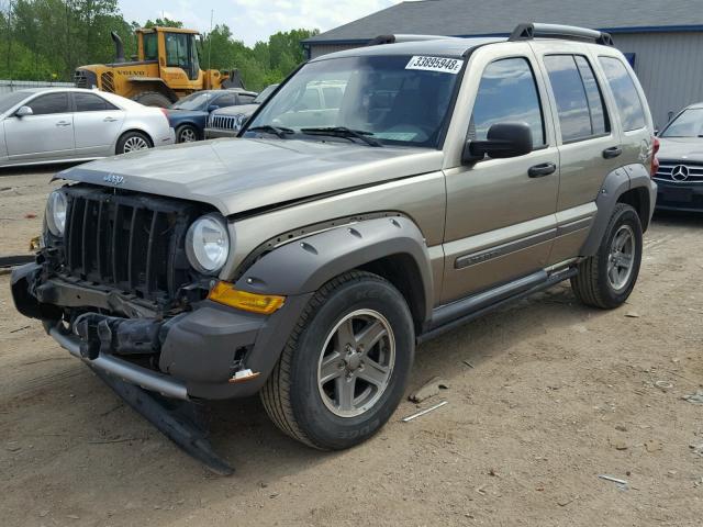 1J4GL38K85W726488 - 2005 JEEP LIBERTY RE GOLD photo 2