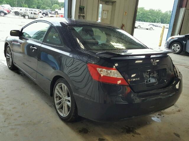 2HGFG21537H700601 - 2007 HONDA CIVIC SI BLACK photo 3