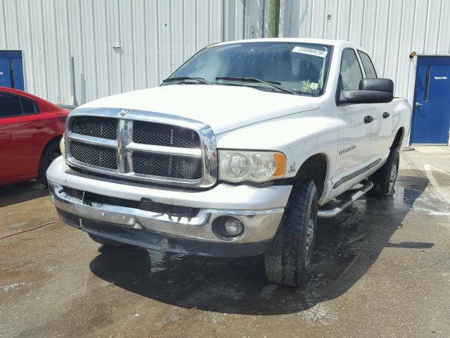 3D7KU28623G764424 - 2003 DODGE RAM 2500 S WHITE photo 2