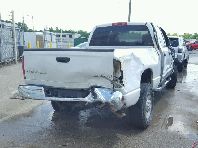 3D7KU28623G764424 - 2003 DODGE RAM 2500 S WHITE photo 4