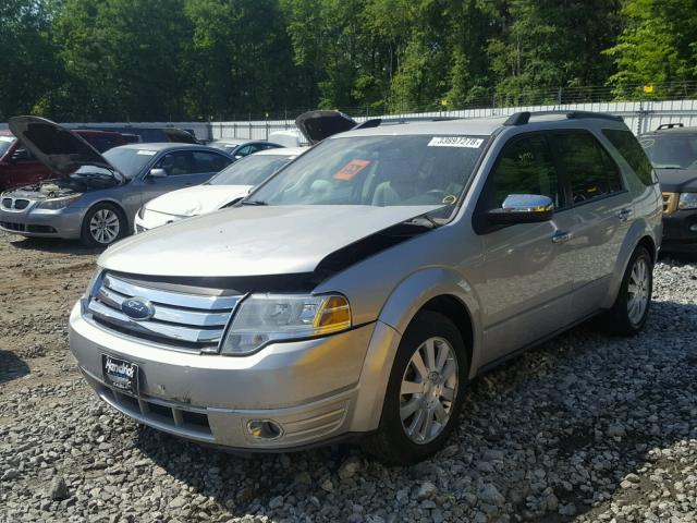 1FMDK06W38GA32964 - 2008 FORD TAURUS X L SILVER photo 2