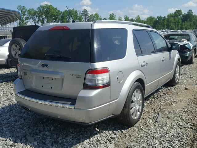 1FMDK06W38GA32964 - 2008 FORD TAURUS X L SILVER photo 4