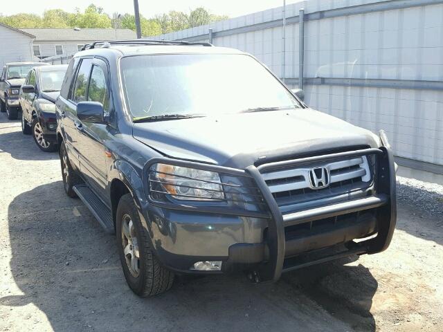 5FNYF18576B012731 - 2006 HONDA PILOT EX CHARCOAL photo 1