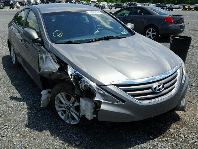 5NPEB4AC1EH836538 - 2014 HYUNDAI SONATA GLS GRAY photo 1