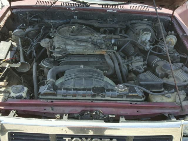 JT3VN29V3M0007276 - 1991 TOYOTA 4RUNNER VN RED photo 7