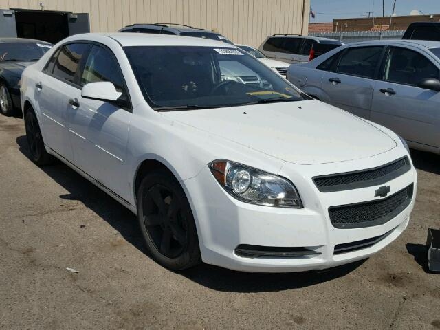 1G1ZC5E02CF382885 - 2012 CHEVROLET MALIBU WHITE photo 1