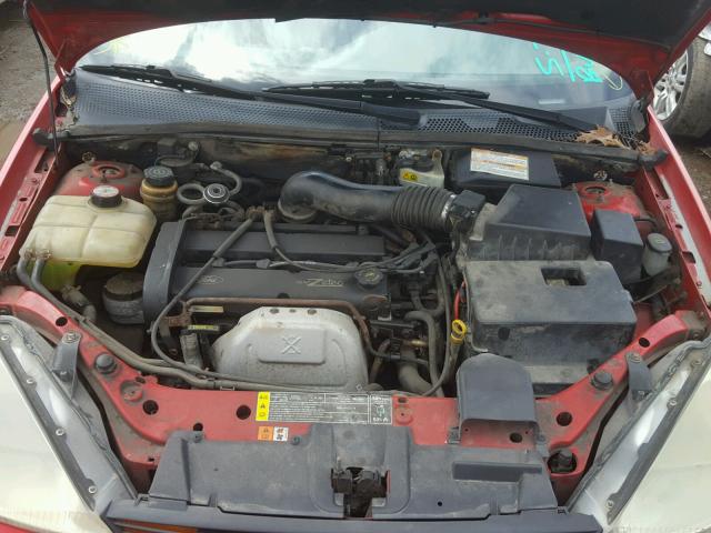 1FAFP3839YW419260 - 2000 FORD FOCUS ZTS RED photo 7