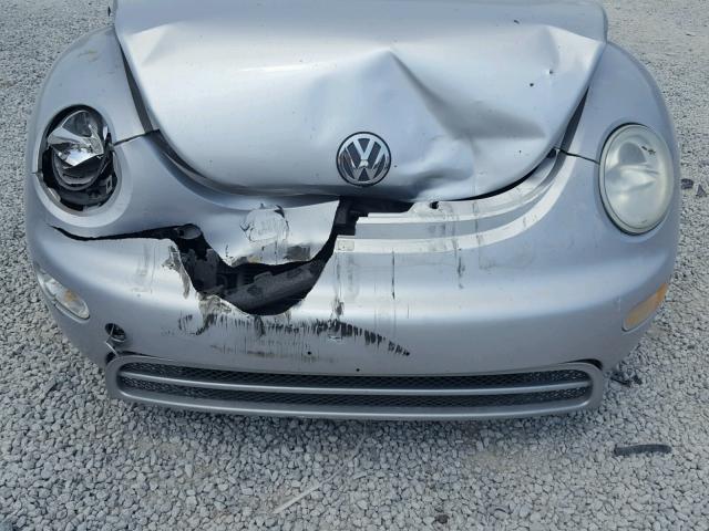 3VWBK21C21M449246 - 2001 VOLKSWAGEN NEW BEETLE SILVER photo 7