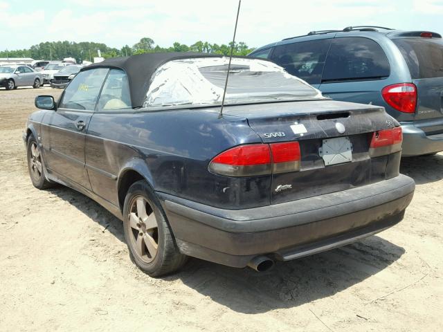 YS3DF78K737010172 - 2003 SAAB 9-3 SE BLUE photo 3