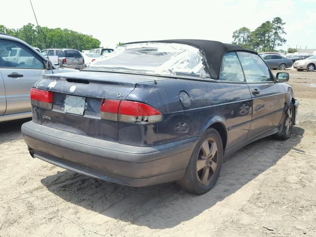 YS3DF78K737010172 - 2003 SAAB 9-3 SE BLUE photo 4