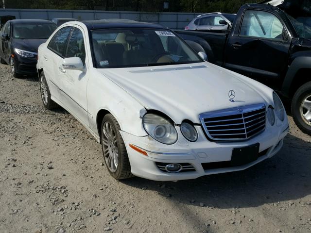 WDBUF87X58B261446 - 2008 MERCEDES-BENZ E 350 4MAT WHITE photo 1