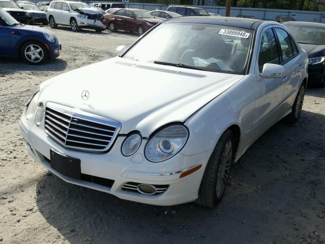 WDBUF87X58B261446 - 2008 MERCEDES-BENZ E 350 4MAT WHITE photo 2