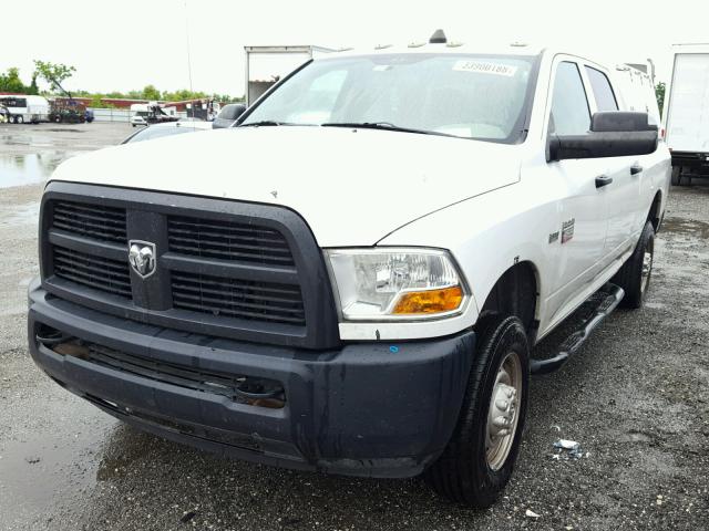 3C6TD5CT9CG142147 - 2012 DODGE RAM 2500 S WHITE photo 2