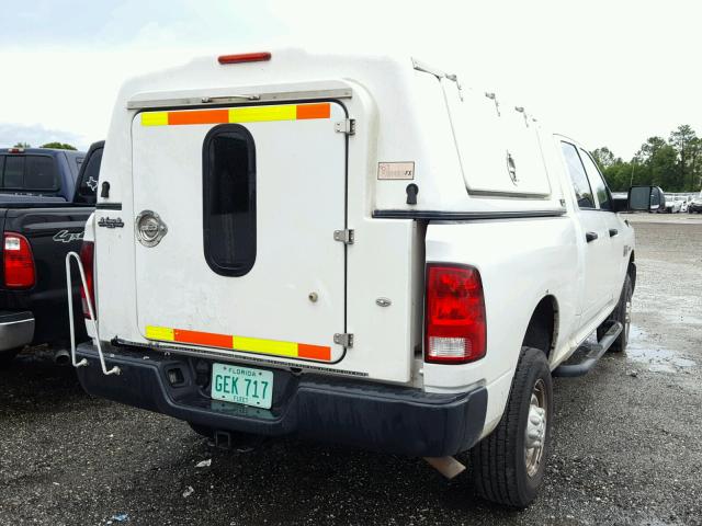 3C6TD5CT9CG142147 - 2012 DODGE RAM 2500 S WHITE photo 4