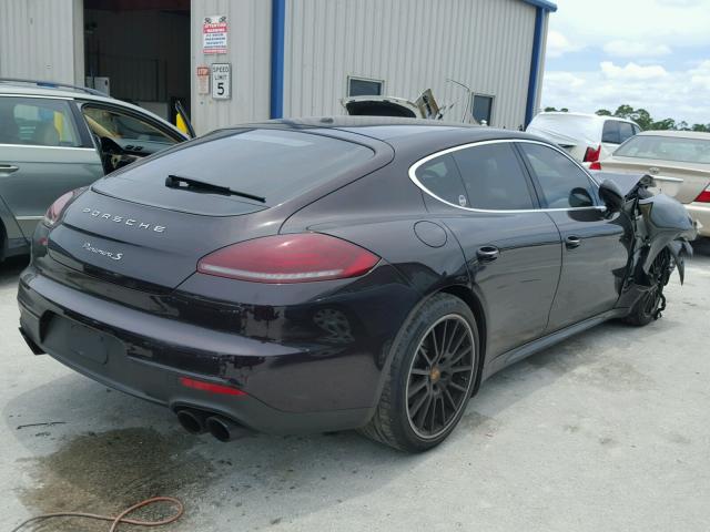 WP0AB2A76GL050416 - 2016 PORSCHE PANAMERA S PURPLE photo 4