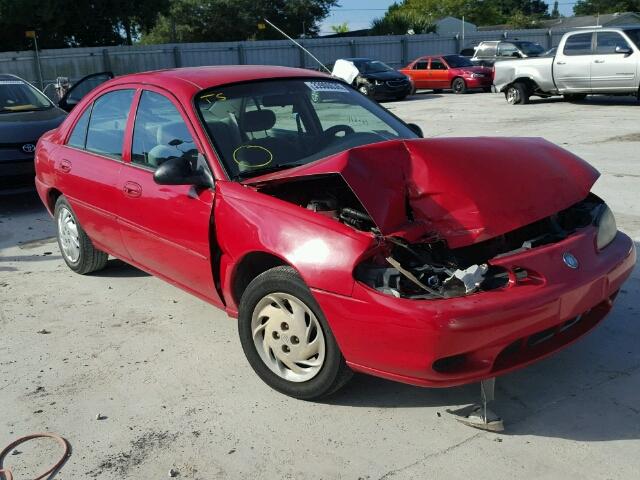 1MEFM13P7XW623943 - 1999 MERCURY TRACER LS RED photo 1