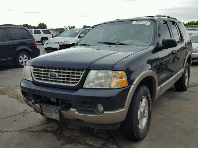 1FMZU74E92ZA25788 - 2002 FORD EXPLORER E BLUE photo 2