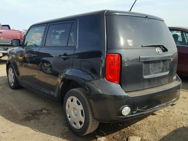 JTLKE50E081023341 - 2008 TOYOTA SCION XB შავი ფოტო 3