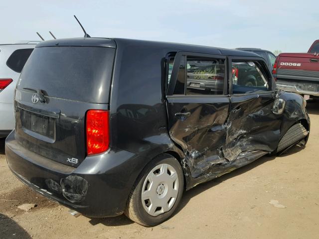 JTLKE50E081023341 - 2008 TOYOTA SCION XB შავი ფოტო 4