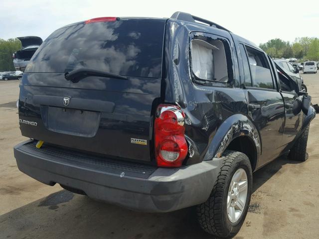 1D8HB38N08F116534 - 2008 DODGE DURANGO SX BLACK photo 4