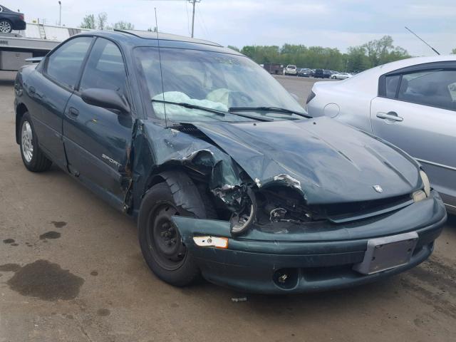 1B3ES47YXWD746767 - 1998 DODGE NEON HIGHL GREEN photo 1