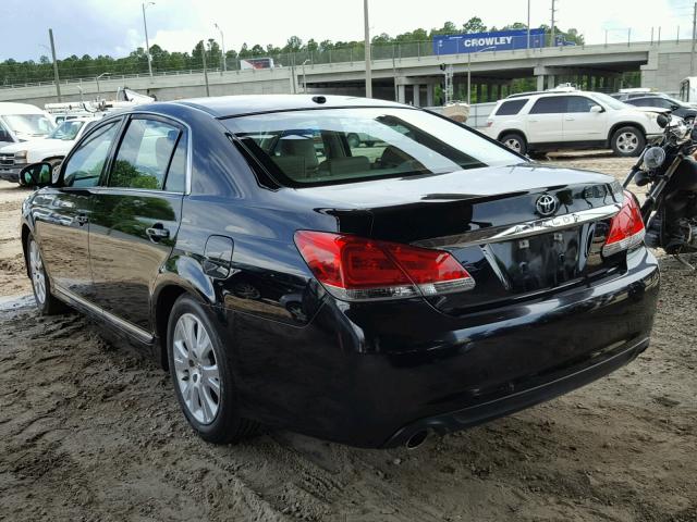 4T1BK3DB4BU381598 - 2011 TOYOTA AVALON BAS BLACK photo 3