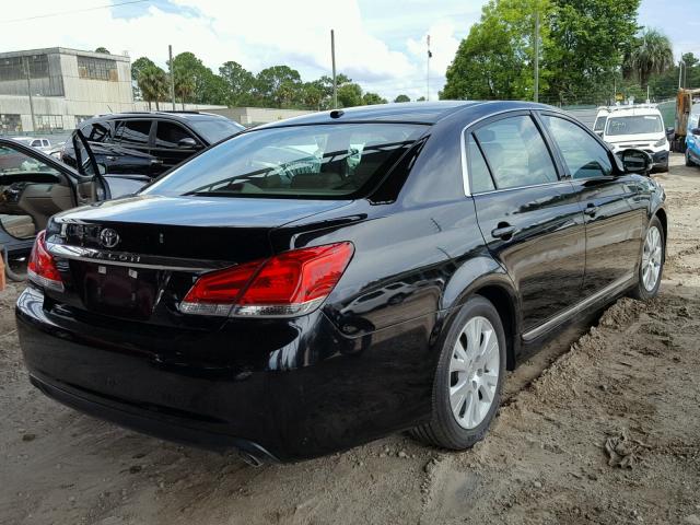 4T1BK3DB4BU381598 - 2011 TOYOTA AVALON BAS BLACK photo 4