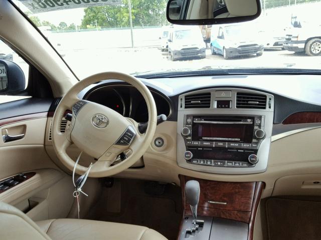 4T1BK3DB4BU381598 - 2011 TOYOTA AVALON BAS BLACK photo 9