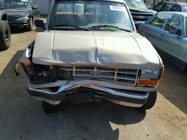 1FTCR10A0LUB05751 - 1990 FORD RANGER BEIGE photo 9